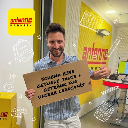 Schenk Kindern eine Jause und ein Getr&auml;nk