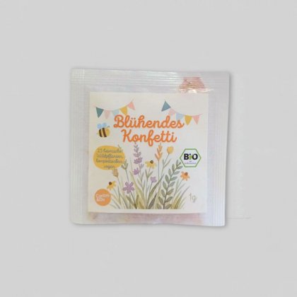Bl&uuml;hendes Konfetti