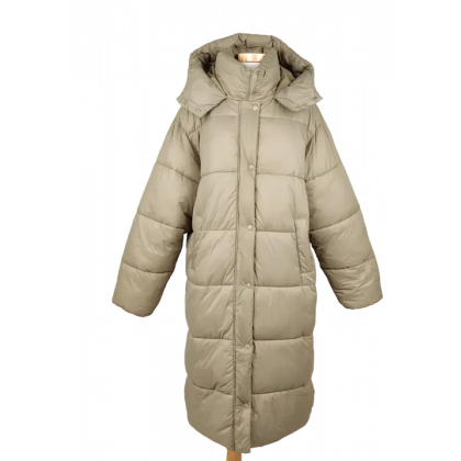 Gina Tricot Damen Mantel, khaki - Gr. L