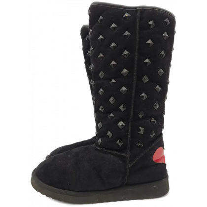 Moschino Damen Stiefel schwarz Gr. 36