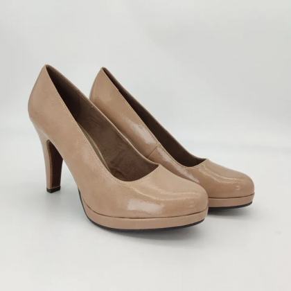 Tamaris Damen Pumps, beige - Gr. 39