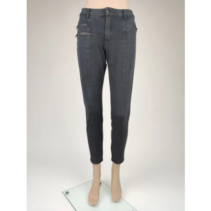 MANGO Damen Hose, schwarz - Gr. 36