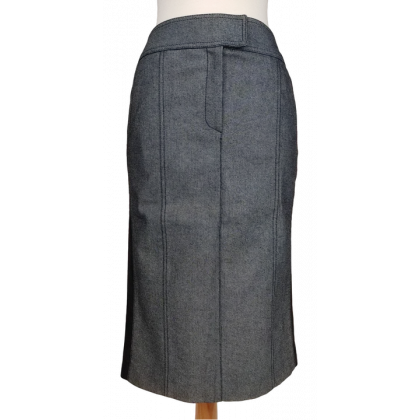 Jiminlee Damen Rock, schwarz/wei&szlig; - Gr. M