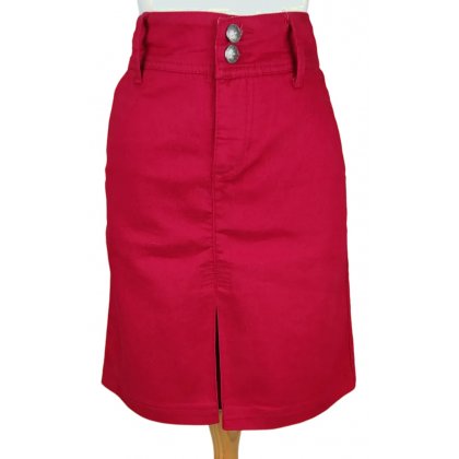 Zero Damen Midirock, rot - Gr. 36