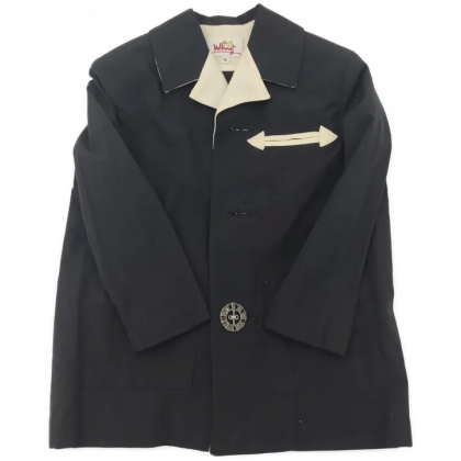 Mothwurf Kinder Anzug schwarz Gr. 4