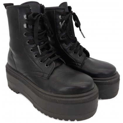 ASOS Damen Plateu-Boots , schwarz - Gr. EU 36