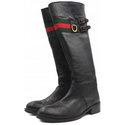 Gucci Damenstiefel schwarz Gr. 37