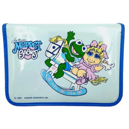 Jim Henson&rsquo;s Muppet Babies Vintage Federm&auml;ppchen blau gemustert