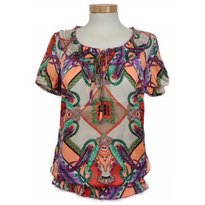 Comma Damen Bluse bunt Gr. 34