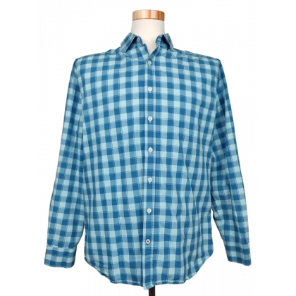 Mango Herren Hemd, blau - Gr. XL 