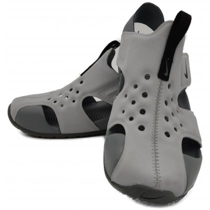 Nike Kinder Badesandale grau