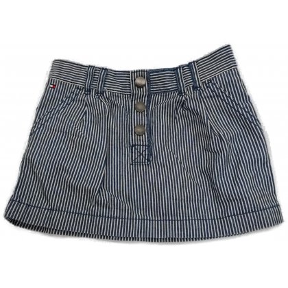 Tommy Hilfiger Kinder Rock blau/wei&szlig; gestreift Gr. 4 T
