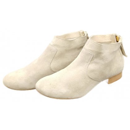 Pat Calvin Damen Schuhe Rauleder beige Gr. 36