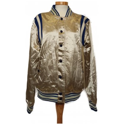 SCOTCH & SODA True Blue Damen Bomberjacke beige/blau Gr. S