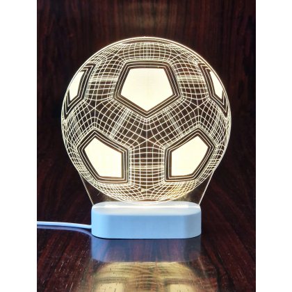 Guangzhou Dragon Spring - U002 - USB LED Nachtlicht - Fußball Motiv / 2W