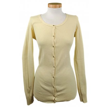 United Colors Of Benetton Damen Pullover hellgelb Gr. M