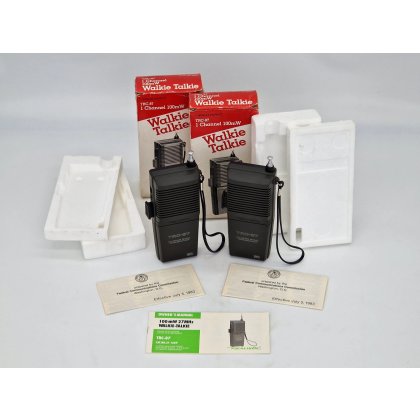 Realistic TRC-87 1-Kanal CB-Walkie-Talkie Set (2 Stück) - Schwarz - OVP