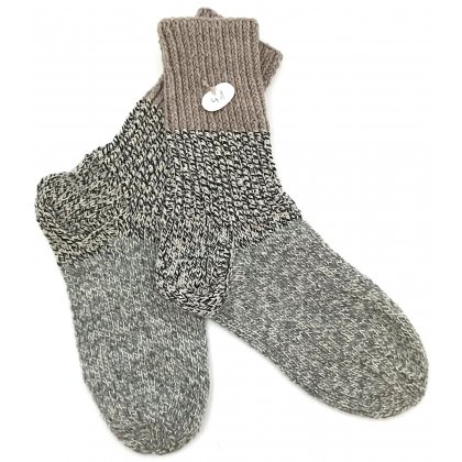 Handgestrickte Wollsocken Gr. 41