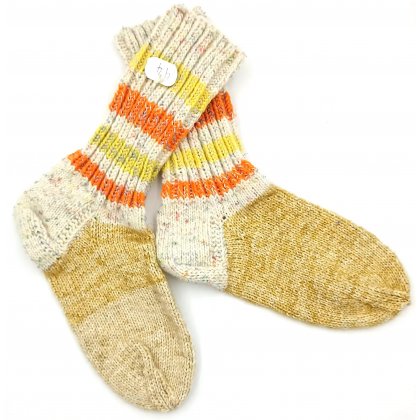 Handgestrickte Wollsocken Gr. 44