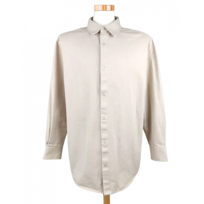 Weekday Herren Denim Hemdjacke, beige - Gr. M 