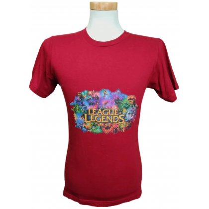 League Legends Herrenshirt rot Gr. S