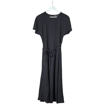 ZARA Damen Maxikleid, schwarz - Gr. L