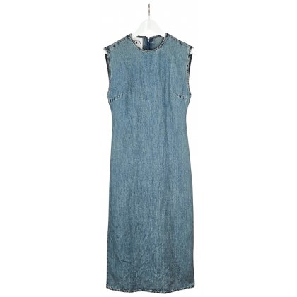 ZARA Damen Jeanskleid, blau - Gr. S