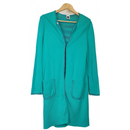 M. Missoni Damen Strickmantel t&uuml;rkis Gr. EUR 42