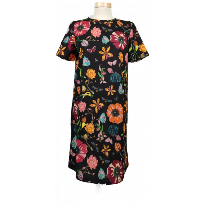 Zara Damen Kleid mehrfarbig Gr. S