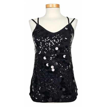 AMISU Damen Top, schwarz - Gr. M 