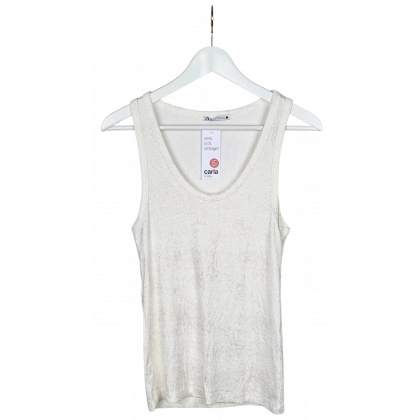 ZARA Damen Top, wei&szlig; - M 