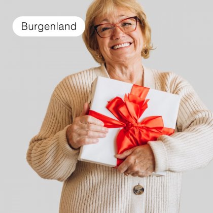 Schenk &auml;lteren Menschen ein liebevolles Weihnachtspackerl