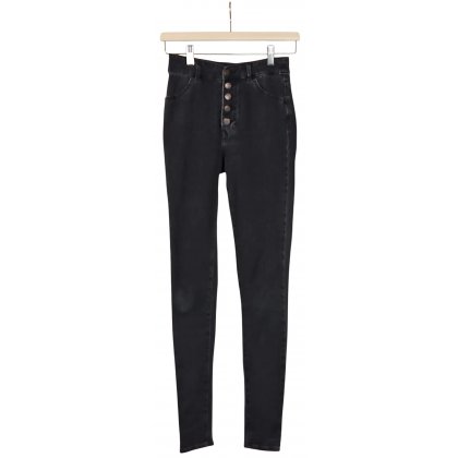 Levis Mile High Super Skinny Damen Jeans, schwarz - Gr. W26/L32