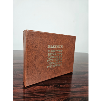 Vintage Spielkartenkassette - Piatnik