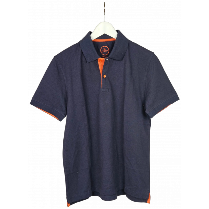 Johann CASUAL Herren Poloshirt, marine - Gr. M