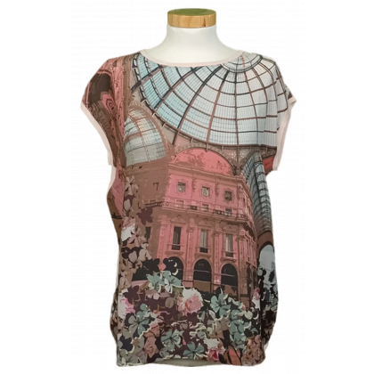Marc Cain Damen Shirt mehrfarbig gemustert Gr. M