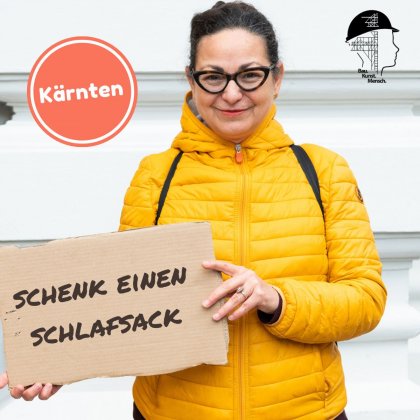 Bau.Kunst.Mensch: Schenk einen Schlafsack 
