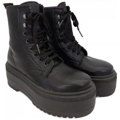 ASOS Damen Plateu-Boots , schwarz - Gr. EU 36