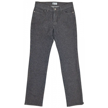 Pioneer Women Damen Hose, blau/braun - Gr. 38/32