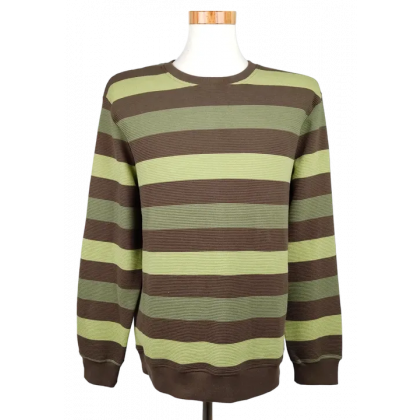 AFC nature lounge Herren Pullover, gr&uuml;n/braun - Gr. L