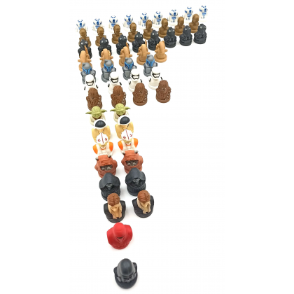 Star Wars Stempelfiguren aus Silikon 56 Stück