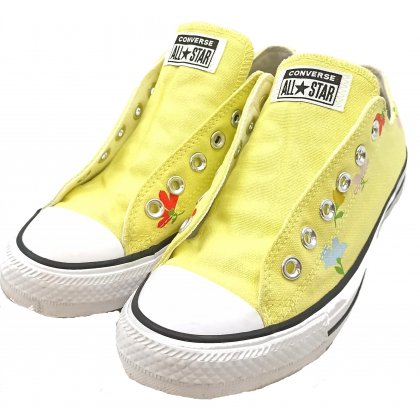 Converse Damen Chucks mit Blumenmuster gelb Gr. 39