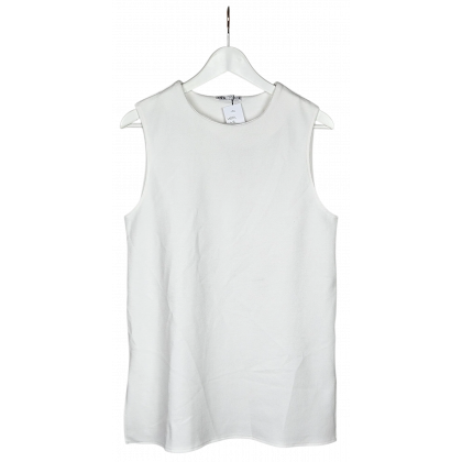 ZARA Damen Top, wei&szlig; - Gr. M 