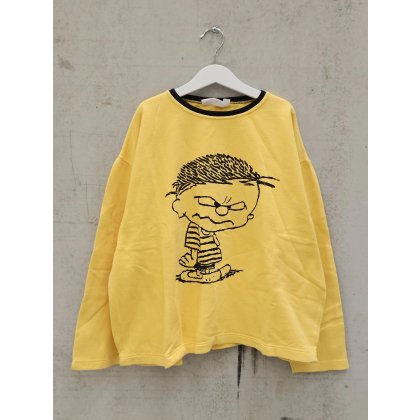 ZIMM MODE Kinder Vintage Pullover, gelb - Gr. 164