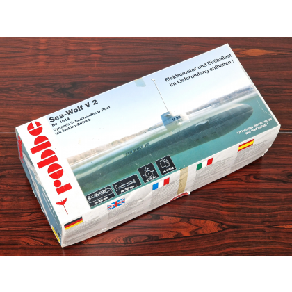 Robbe Sea-Wolf V2 - No. 1014 - Dynamisch tauchendes U-Boot - Ungebauter Premium-Bausatz