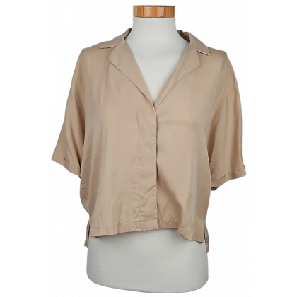 comma Damen Bluse, beige - Gr. XS 
