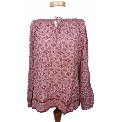 Tom Tailor Damen Blusenshirt mehrfarbig Gr. S