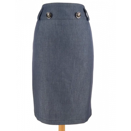 Eugen Klein Damenrock, blau - Gr. S