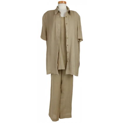 Vintage Piu' Donna Damen 3-Teiler, schlamm - Gr. XXL 