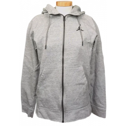 Jordan Reisverschlusshoodie unisex grau Gr. S